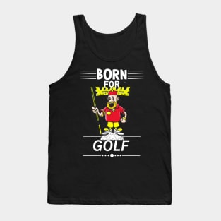 Golf Golfing Funny King Tank Top